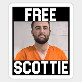 Free Scottie - SCOTTIE SCHEFFLER MUG SHOT Magnet